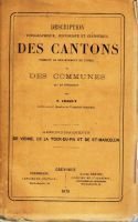 Description des cantons de l’Isère – Crozet  Félix