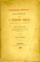 Bibliographie du Dauphiné pendant la Révolution française – Maignien Edmond