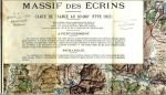 Carte du massif des Ecrins – Devies et laloue