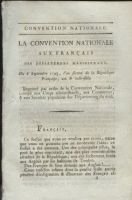 La Convention Nationale aux Français des départements méridionaux – Billaud-Varenne