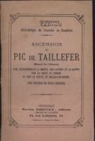 Ascension du Pic de Taillefer – Desroches pseudo d’Emile Viallet