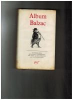 Album Balzac – DUCOURNEAU A.