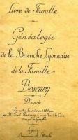 Généalogie de la branche lyonnaise de la famille Boscary – Boscary  Paul