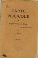 Carte piscicole du département de l’Ain – Léger Louis