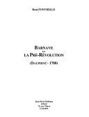 Barnave et la pré-Révolution – René Fonvieille – 1924