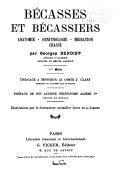 Bécasses et bécassiers – Georges Benoist – 1991