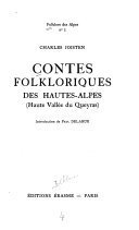 Contes folkloriques des Hautes-Alpes (haute vallée du Queryras) – Charles Joisten – 2022