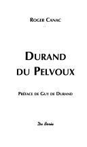 Durand du Pelvoux – Roger Canac – 2002