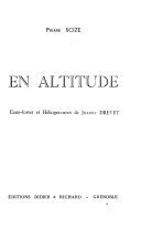 En altitude – Pierre Scize – 1930