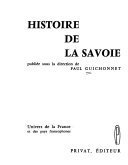 Histoire de la Savoie – Paul Guichonnet – 1977