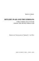 Hitler’s War and the Germans – Marlis G. Steinert – 1991