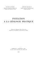 Initiation à la géologie pratique – Charles Pomerol, Alphonse Blondeau – 1969