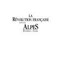 La Révolution française dans les Alpes – Jean Nicolas – 1989