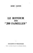 Le retour des “200 familles.” – Henry Coston – 1970