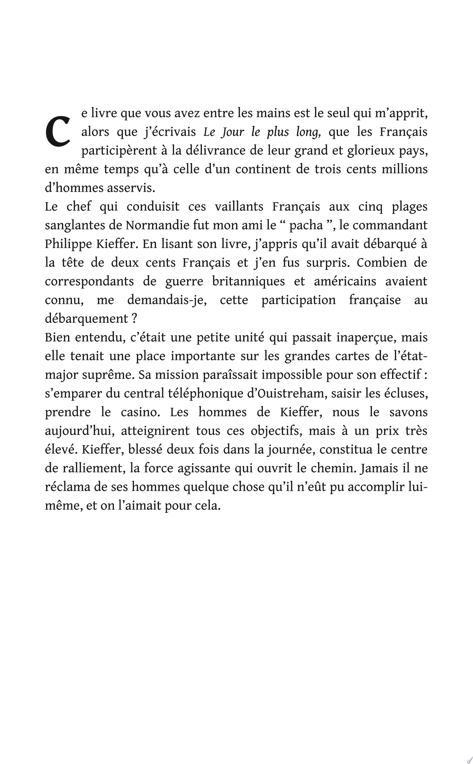 Les Bérets verts français du 6 juin 1944 - Philippe Kieffer