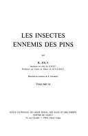 Les insectes ennemis des pins – R. Joly – 1947