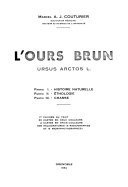 L’ours brun – Marcel A. J. Couturier – 1987