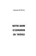 Notre-Dame d’Esparron en Trièves – Jacques de Monts – 2023