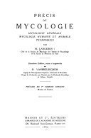 Précis de mycologie – Maurice Langeron – 1939
