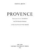 Provence – Marcel Brion – 1958