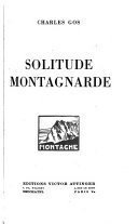Solitude montagnarde – Charles Gos – 1984