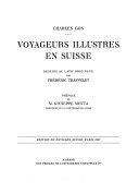 Voyageurs illustres en Suisse – Charles Gos – 2000