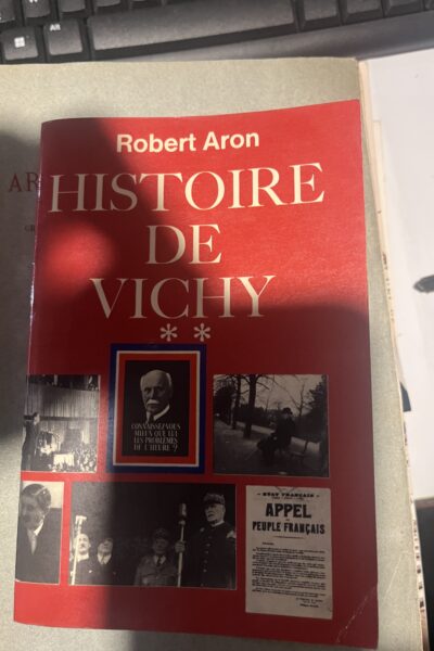 Histoire de Vichy tome II – Robert Aron – 1954