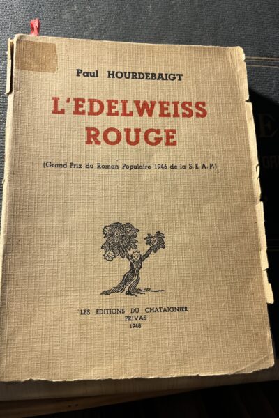 L&rsquo;edelweiss rouge – Paul Hourdebaigt – 1948