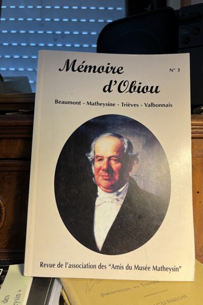 Mémoire d&rsquo;Obiou 3 – Les Amis du Musée Matheysin – 1998