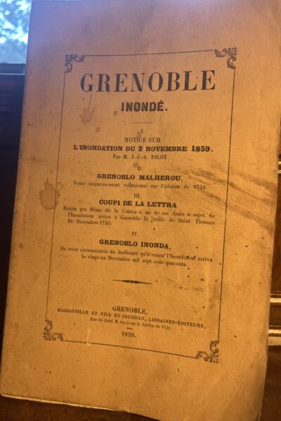 Grenoble inondé – Pilot J.-J.-J – 1859