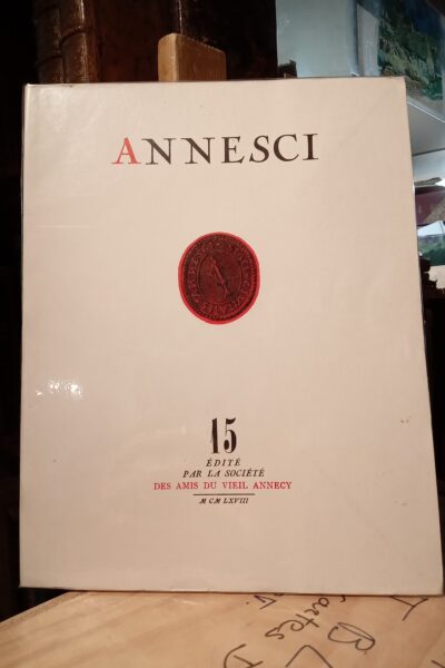 Annesci n°15, Tourisme et statistiques – JACQUIER Pierre – 1968