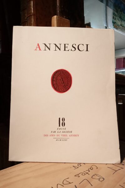 Annesci n°18, Mélanges littéraires annéciens – COLLECTIF – 1971