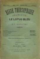 Revue thésophique française le lotus bleu – Blavatsky H. P.