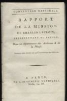 Rapport de la mission … dans les départements des Ardennes & de la Meuse – Lacroix Charles