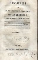 Progrès de la révolution française en Angleterre – Dillon abbé Arthur-Richard