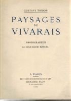 Paysages du Vivarais – Thibon Gustave. VENDU