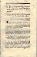 Les Citoyens composant la Commune de Vesoul … réunis en Société populaire  – Bernard André Antoine