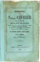 Mémoires de Nicolas Chorier de Vienne…  – Crozet  F.