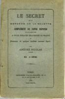 Le secret  de la bergère de la Salette – Nicolas Amédée