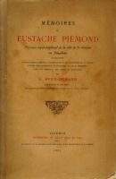 Mémoires de Eustache Pémont, notaire-royal delphinal de la ville de Saint-Antoine (1572-1608)_     – Brun-Durand J.
