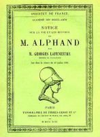 Notice sur la vie et les oeuvres de M. Alphand – Lafenestre Georges