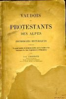 Vaudois et protestants des Alpes – Chabrand J.-A