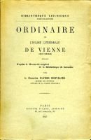 Ordinaire de l’église cathédrale de Vienne (XIIIe siècle) – Chevalier Ulysse le chanoine