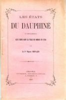 Les états du Daupniné… ceux tenus dans la ville de Romans en 1788 – Chevalier Ulysse