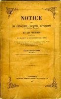 Notice sur les chéloniens, sauriens, batraciens et les ophidiens qui habitent le département de l’ – Guillot Aimé (de La Mure)