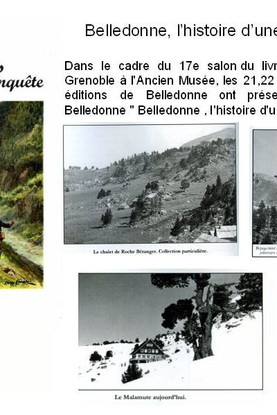 Belledonne, l’histoire d’une conquête – Raymond Joffre – 2008