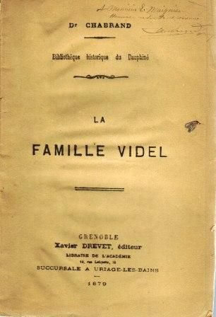 La famille Videl – Chabrand  docteur