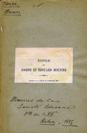 Notice sur Joseph et Edouard Mounier – Roidot J.