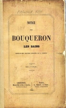 Notice sur Bouquéron les bains – Rey Armand