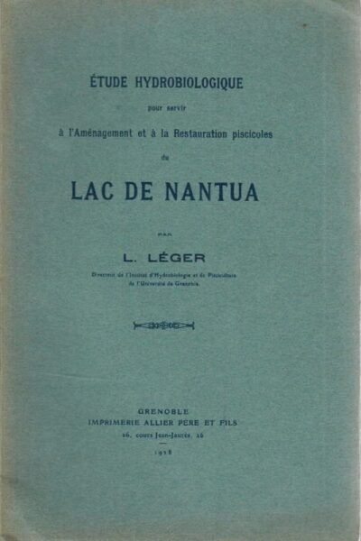 Etude hydrobiologique du lac de Nantua – Léger Louis